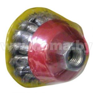 Щетка чаш. провол. жесткая ф 75мм -штифт 6мм (круч. пров) PROLINE 32457