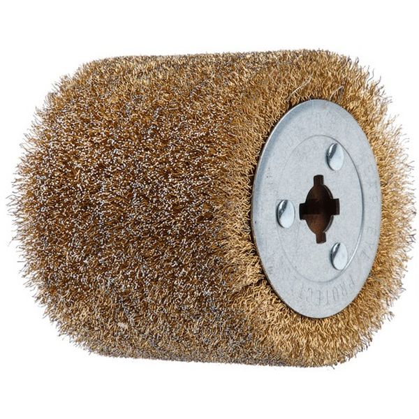 Щетка для шлифмашины WORTEX стальная с латунным покрытием 120х100х19 (SW1012SW00319) Щетка для шлифмашины WORTEX стальная с латунным покрытием 120х100х19 (SW1012SW00319)