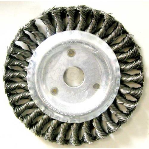 Щетка радиал. провол. жесткая ф 75-штифт 6мм (плоская Щетка радиал. провол. жесткая ф 75-штифт 6мм (плоская