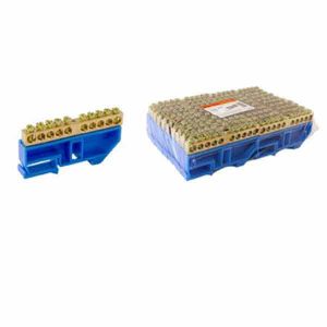 Шина N нулевая с изолятором на DIN-рейку SQ0801-0032 TDM 8x12 мм стойка большая 10 групп