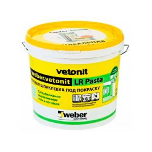 Шпаклевка суперфинишная weber vetonit LR pasta 20 кг