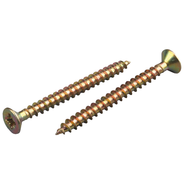 Шуруп по дереву оцинкованный желтый Шуруп по дереву оцинкованный желтый