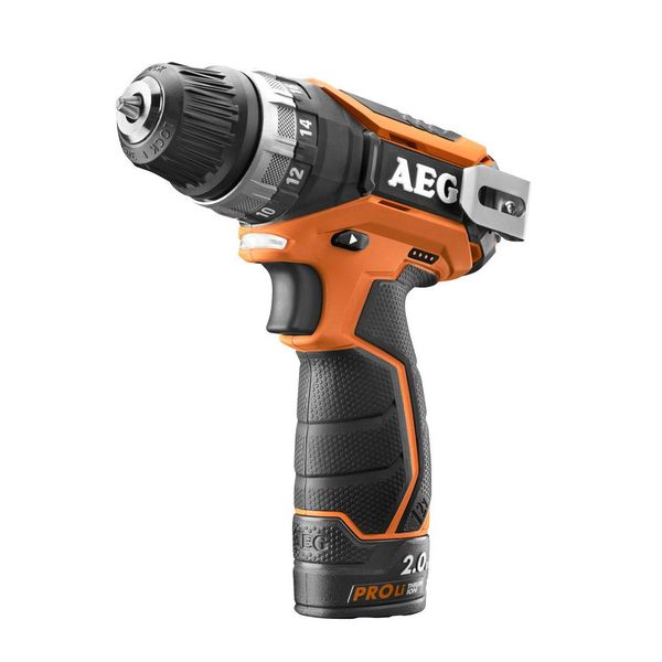 Шуруповерт AEG Powertools BS 12C2 LI-202CX5 с АКБ и ЗУ (4935447867) Шуруповерт AEG Powertools BS 12C2 LI-202CX5 с АКБ и ЗУ (4935447867)