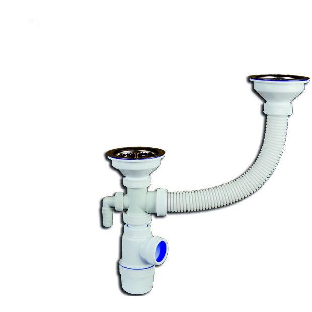 Сифон для моек с двумя чашами Элит 30986180 Сифон для моек с двумя чашами Элит 30986180