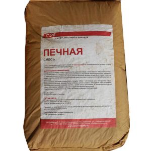 Смесь печная СЭВ для наружных работ 25 кг