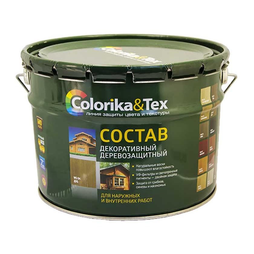 Состав деревозащитный Colorika&Tex калужница 10 л Состав деревозащитный Colorika&Tex калужница 10 л