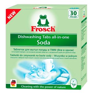 Средство для мытья посуды FROSCH all-in-one Soda (в таблетках)