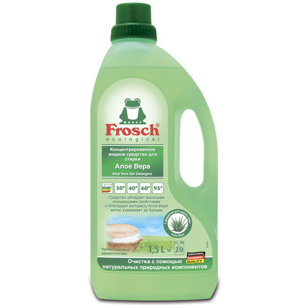 Средство для стирки FROSCH Алое Вера 1 Средство для стирки FROSCH Алое Вера 1
