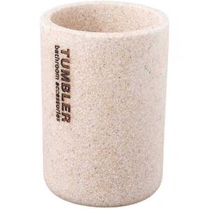 Стакан для ванной комнаты косметический DAKAR BEZ арт. 7568 (керамика