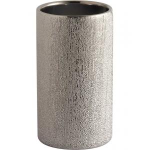 Стакан для ванной комнаты NICE серебряный арт. 5706 (керамика)