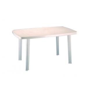 Стол овал (пластик) бел 137х85х72см FARO