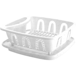 Сушилка для посуды PLASTIC CENTRE Люкс ПЦ1556 с поддоном