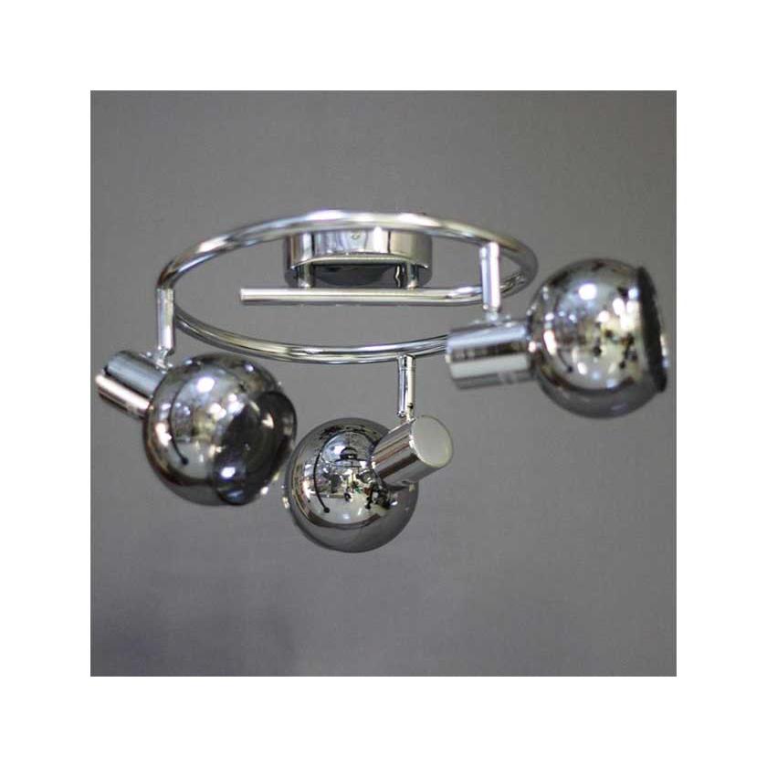 Светильник наст.-потол. (спот) Сфера НПБ 04-3х60-721 5933/3А хром (3*60Вт Светильник наст.-потол. (спот) Сфера НПБ 04-3х60-721 5933/3А хром (3*60Вт