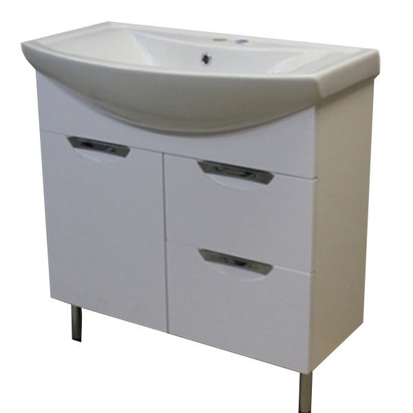 Тумба напольная СанитаМебель Камелия-67.51к Д3 под умывальник Балтика-80 Тумба напольная СанитаМебель Камелия-67.51к Д3 под умывальник Балтика-80