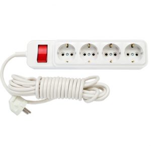 Удлинитель с заземлением 4 гнезда У10-282