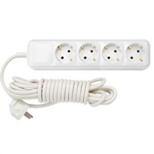 Удлинитель с заземлением 4 гнезда У10-330