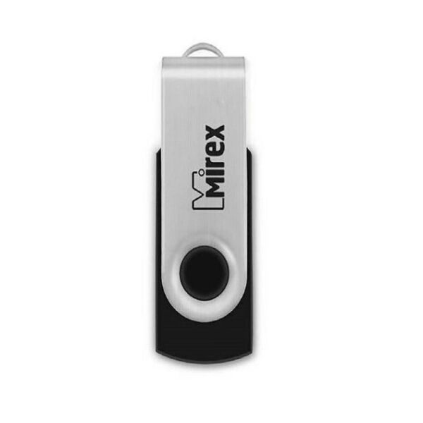 USB Flash Mirex SWIVEL BLACK 64GB USB Flash Mirex SWIVEL BLACK 64GB