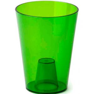 Ваза для орхидей прозрачно-зеленый 1