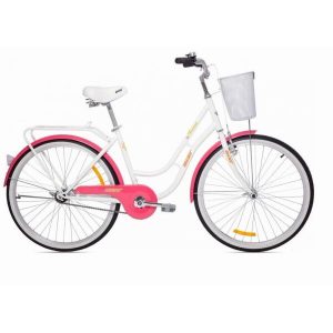 Велосипед AIST Avenue 26 2021 (бело-розовый)