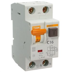 Выключатель автоматический TDM SQ0202-0006 АВДТ 2P 63 C40 30мА