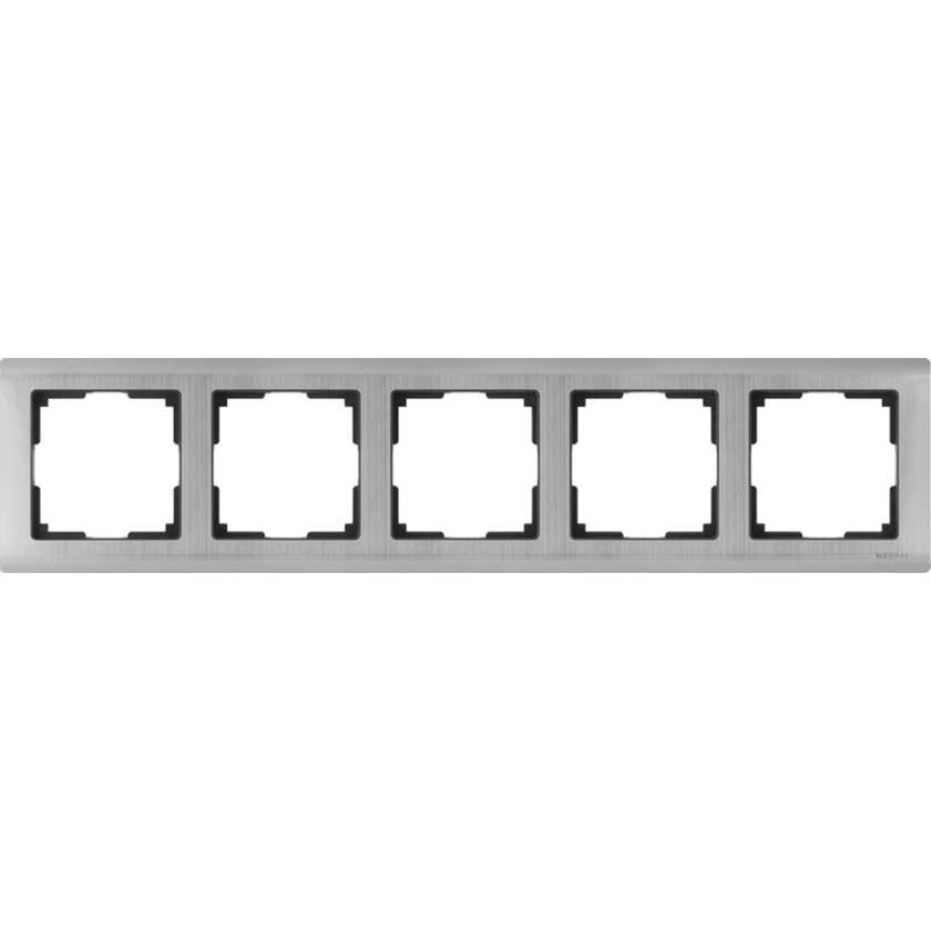 WERKEL глянц. никель Рамка 5-местн. WL02-Frame-05 WERKEL глянц. никель Рамка 5-местн. WL02-Frame-05