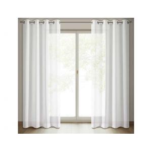 Занавеска Anika 140х250 белая кольца