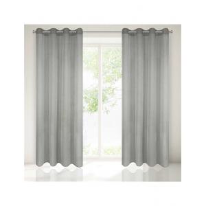 Занавеска Ester 140х250 серая кольца