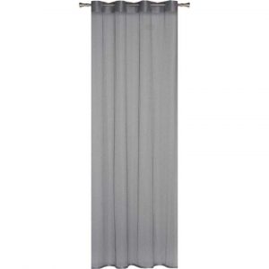 Занавеска Firana 140х250 серый кольца
