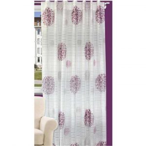 Занавеска Floryd 140х245 фиол.цв.петли