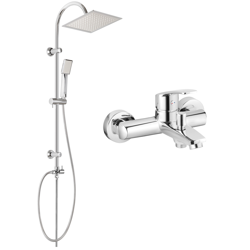 Душевая система Invena Florina со смесителем Malta AU-30-027-KPL Душевая система Invena Florina со смесителем Malta AU-30-027-KPL