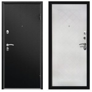 Дверь металлическая входная Форте СИМПЛ черный муар 2066*980 R
