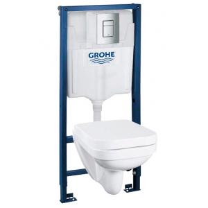 Инсталляция с подвесным унитазом Grohe Solido 4 в 1