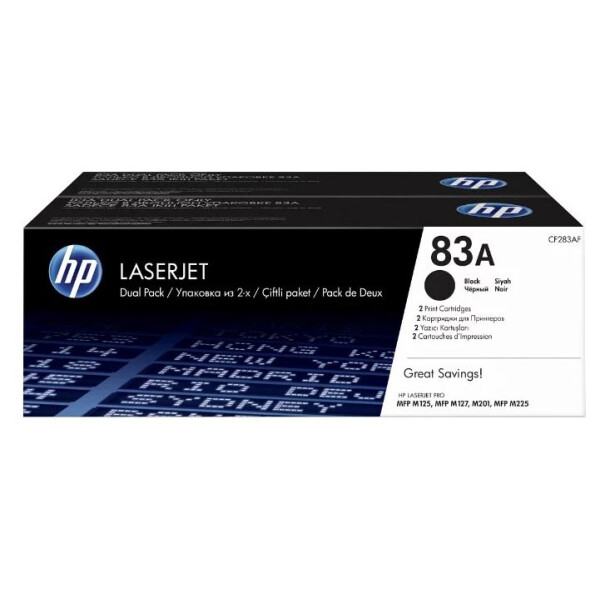 Катридж HP 83A (CF283AF) 2 шт Катридж HP 83A (CF283AF) 2 шт