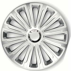 Колпаки колесные 16 дюймов Trend RC-S серебро с хром кольцом