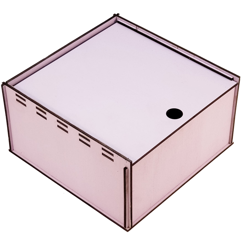 Коробка с выдвижной крышкой 25х25х10 см 3062 Коробка с выдвижной крышкой 25х25х10 см 3062