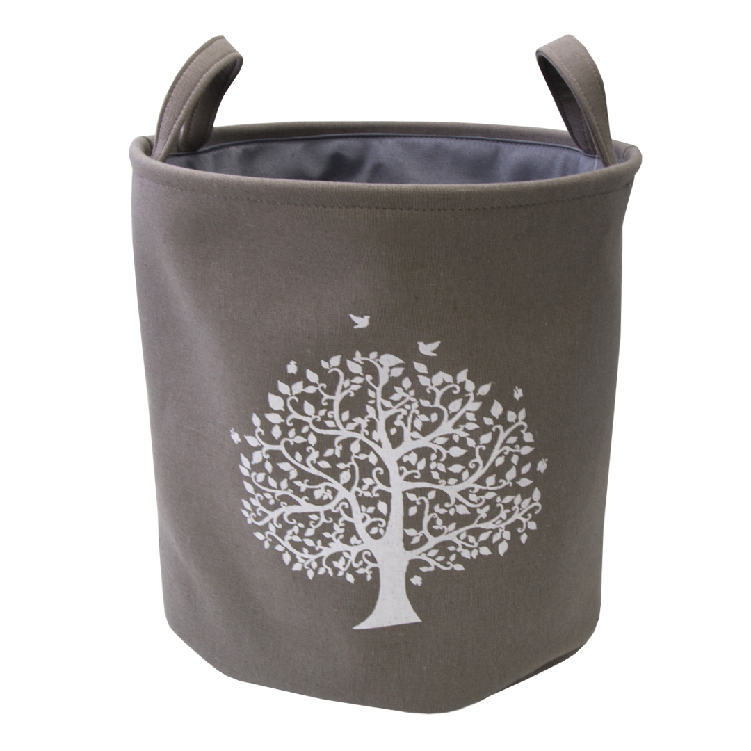 Корзина для белья HANDY HOME Сад тканевая 36х36х39см серый Корзина для белья HANDY HOME Сад тканевая 36х36х39см серый