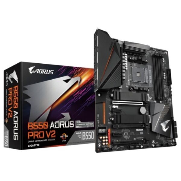 Материнская плата Gigabyte B550 Aorus Pro V2 (rev. 1.0) Материнская плата Gigabyte B550 Aorus Pro V2 (rev. 1.0)