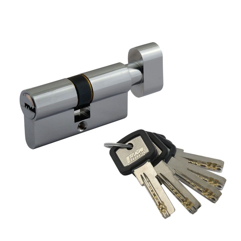 Механизм цилиндровый NORA-M ЛПУВ-60 30-30 хром Механизм цилиндровый NORA-M ЛПУВ-60 30-30 хром