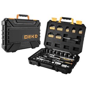 Набор инструмента для авто в чемодане Deko DKMT72 SET 72