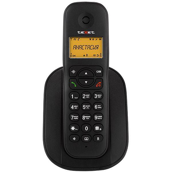 Радиотелефон DECT TEXET TX-D4505A черный