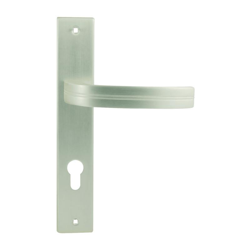 Ручка дверная на планке NORA-M 106-85 мм белый жемчуг Ручка дверная на планке NORA-M 106-85 мм белый жемчуг