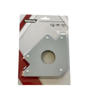 Угольник магнитный для сварки WERKER QJ6003 (5"-45°90°135° 75LBS/сила до35кг)