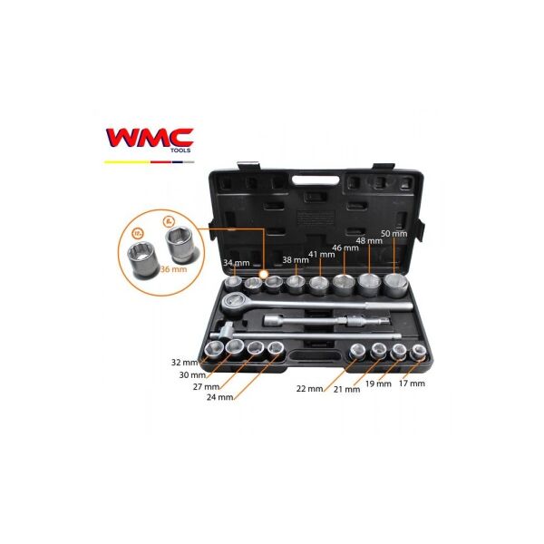 Универсальный набор инструментов WMC Tools 6201B-5 (21 предмет) Универсальный набор инструментов WMC Tools 6201B-5 (21 предмет)