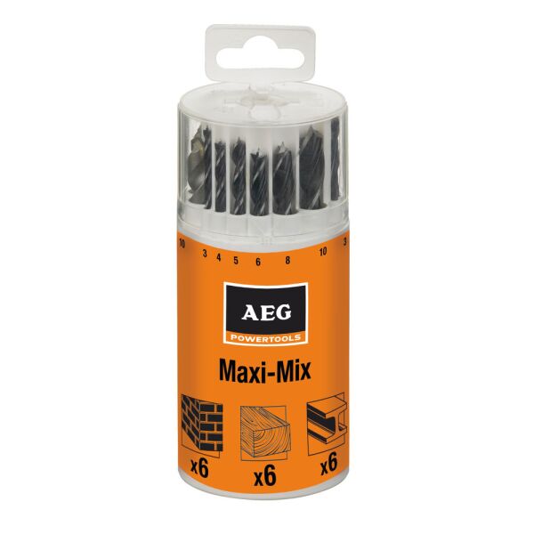 Набор сверл AEG Maximix (18шт) 4932359415 Набор сверл AEG Maximix (18шт) 4932359415
