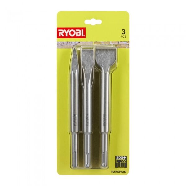 Набор зубил SDS-PLUS RYOBI RAKSPC03 (5132004836) Набор зубил SDS-PLUS RYOBI RAKSPC03 (5132004836)