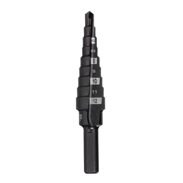 Сверло по металлу ступенчатое MILWAUKEE 4 - 12mm/1 (48899301) Сверло по металлу ступенчатое MILWAUKEE 4 - 12mm/1 (48899301)